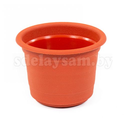 Горшок цветочный "Ксения" №1 - 0.25 л коричневый