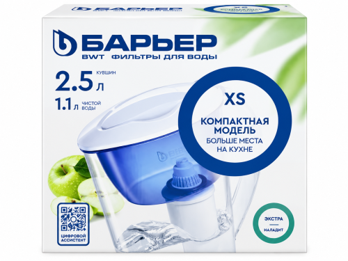 БАРЬЕР фильтр-кувшин «Экстра», 2,5 л, малахит