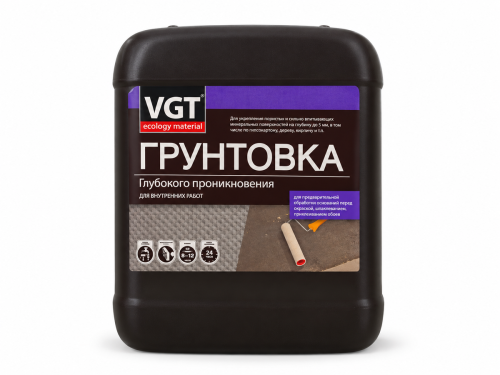 Грунтовка глубокого проникновения ВД-АК-0301 для внутренних работ, 5 кг