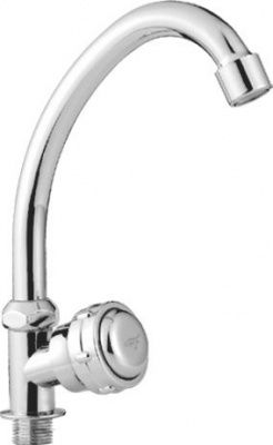 Ledeme L4195 Смеситель для кухни, крепл.на гайке, моно (30)  4195