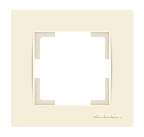 Rita - Рамка 1 пост, слоновая кость  2220-800-1102