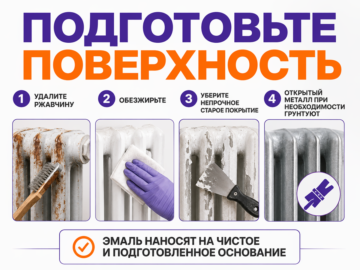 Эмаль аэрозольная VIXEN для радиаторов отопления, белая, 520 мл, VX55000 фото 4