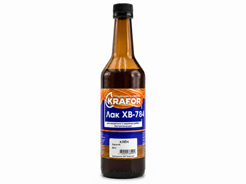 Лак ХВ-784 KRAFOR, клён, 0,5 л