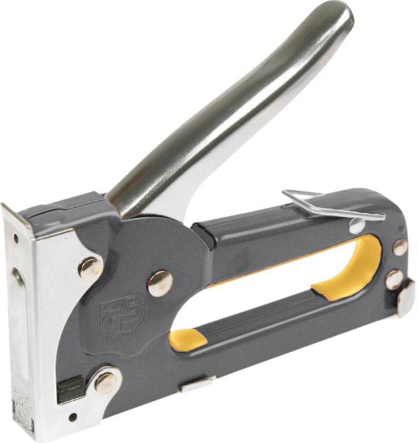 Степлер тип J металлический  TOPEX с регулировкой силы вбивания