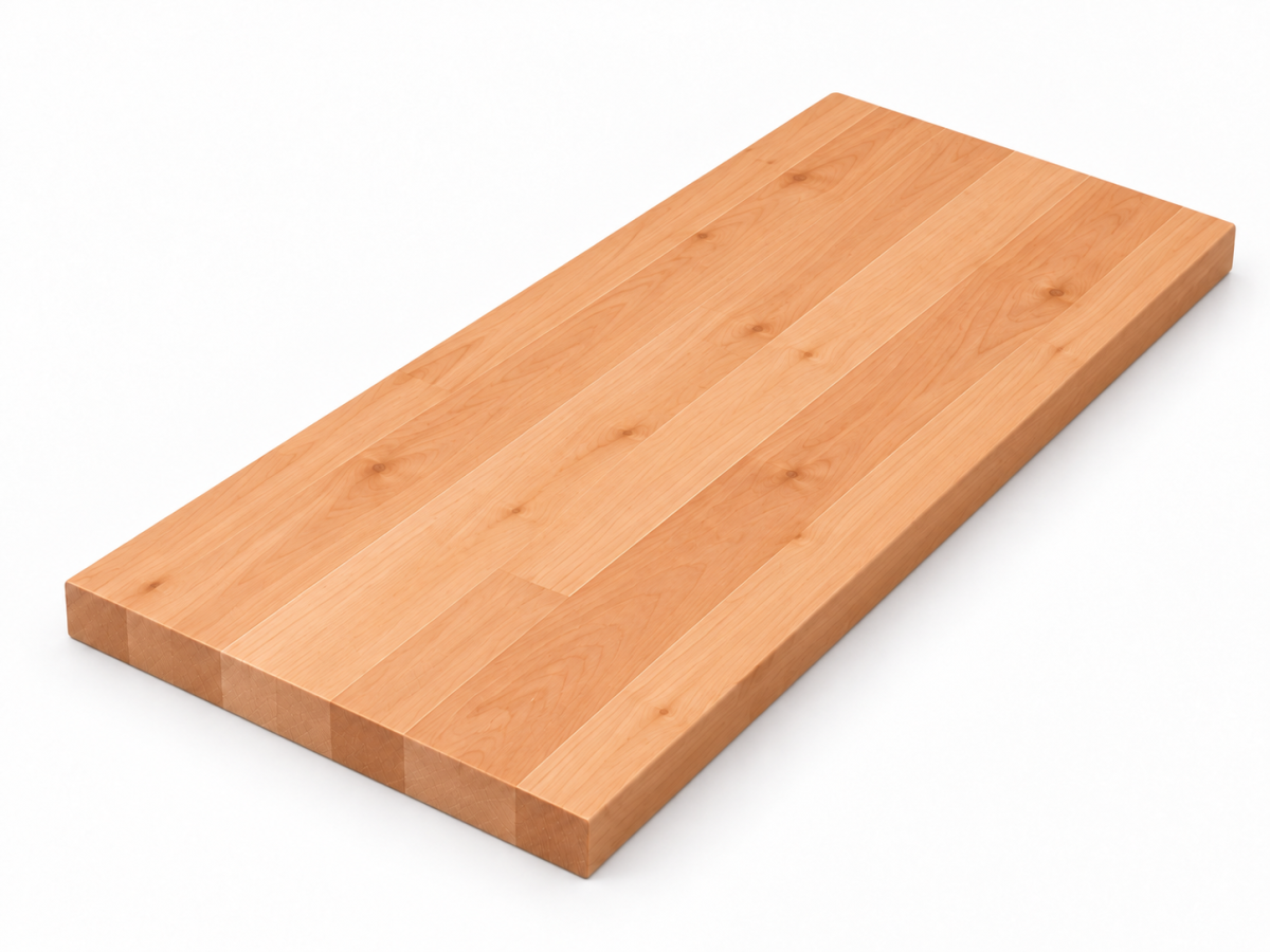 Мебельный щит из ольхи сращённый, 550×225×20 мм, сорт 1/2