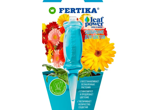 Минеральное удобрение ФЕРТИКА "Leaf Power для Цветов" (30мл)