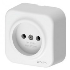 Arvia,Розетка с/з наружная белая 25 01 1000 217 , пр-во:Турция  6