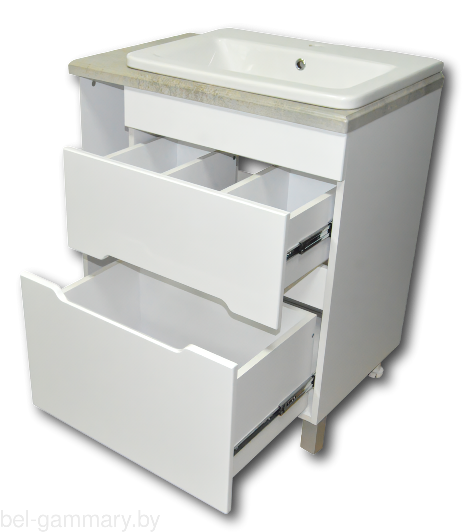 Тумба под ум.с ум. с выд.ящ. Гамма Люкс 8-75 Урбан 12060 левая