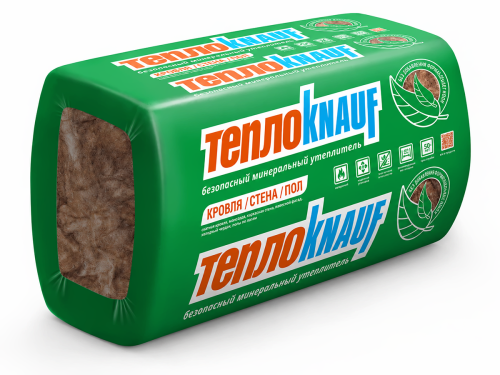 KNAUF утеплитель ТеплоКНАУФ для Коттеджа 1230×610×100 мм, 8 плит