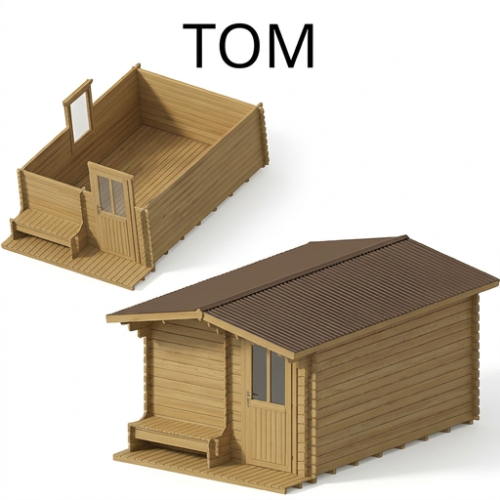Садовый домик Том 3х3 толщина 34 мм (готовая комплектация)