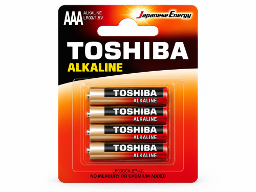 Toshiba батарейки AAA (LR03), 1,5 В, 4 шт