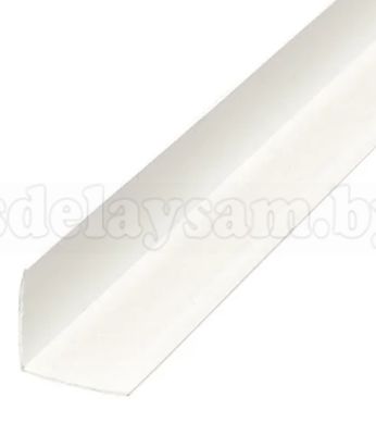 ПилотПро алюминиевый уголок 20×20×1 (2,95 м) Белый Муар QuickStick