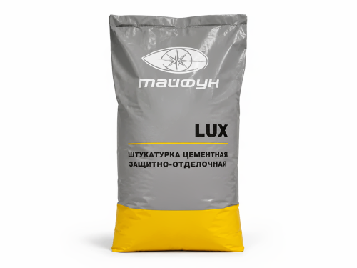 LUX штукатурка цементная защитно-отделочная, серая, 5 кг