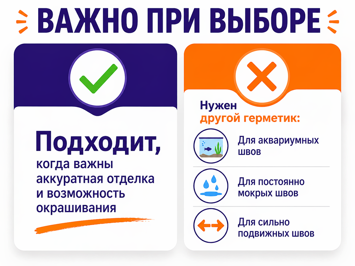Герметик акриловый санитарный VGT, прозрачный, 0,25 кг фото 5