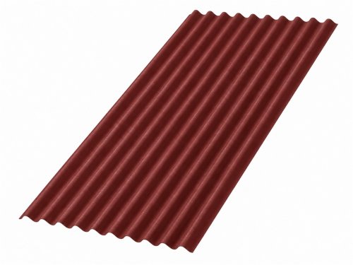 Лист кровельный Ондулин Смарт, 1,95 × 0,95 м, красный