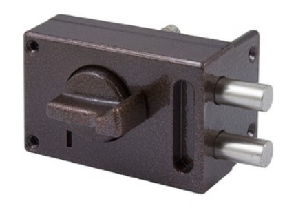 Замок накладной цилиндровый ЗН1-М1 КМЗ медь, 5 кл. (62847) (ОМЕГА)