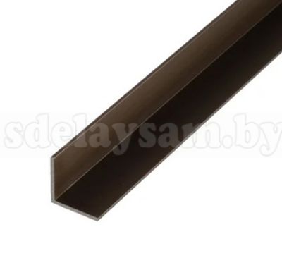 Алюминиевый уголок 20х20х1 (2,95м) Черный Муар QuickStick ,14596
