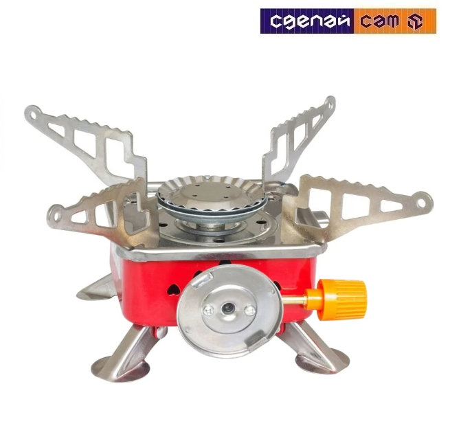 Плита газовая портативная ENERGY GS-200 (чехол+коробка)