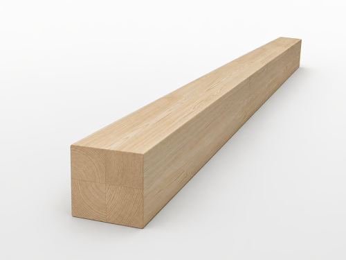 Заготовка щитовая клеёная, сорт 1, 100×100×3000 мм