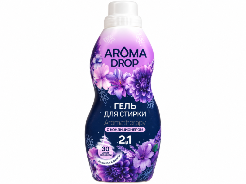 Гель для стирки с кондиционером AROMA DROP Aromatherapy 2 в 1 «Лаванда и ваниль», 1 л