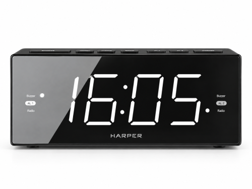 HARPER радиобудильник HCLK-2050, белая LED-индикация