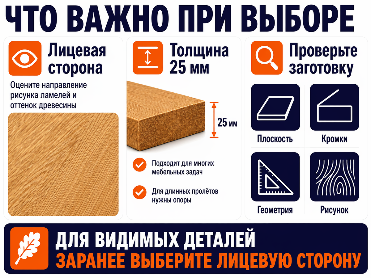 Мебельный щит из дуба цельноламельный, 1000×400×25 мм, сорт ВС фото 5