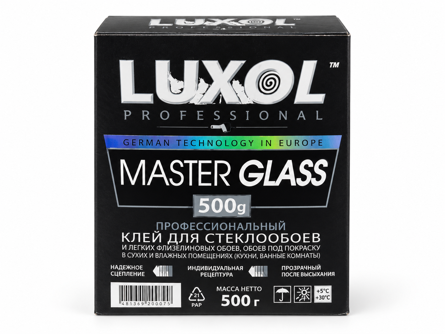 Клей обойный LUXOL Master Glass, 500 г