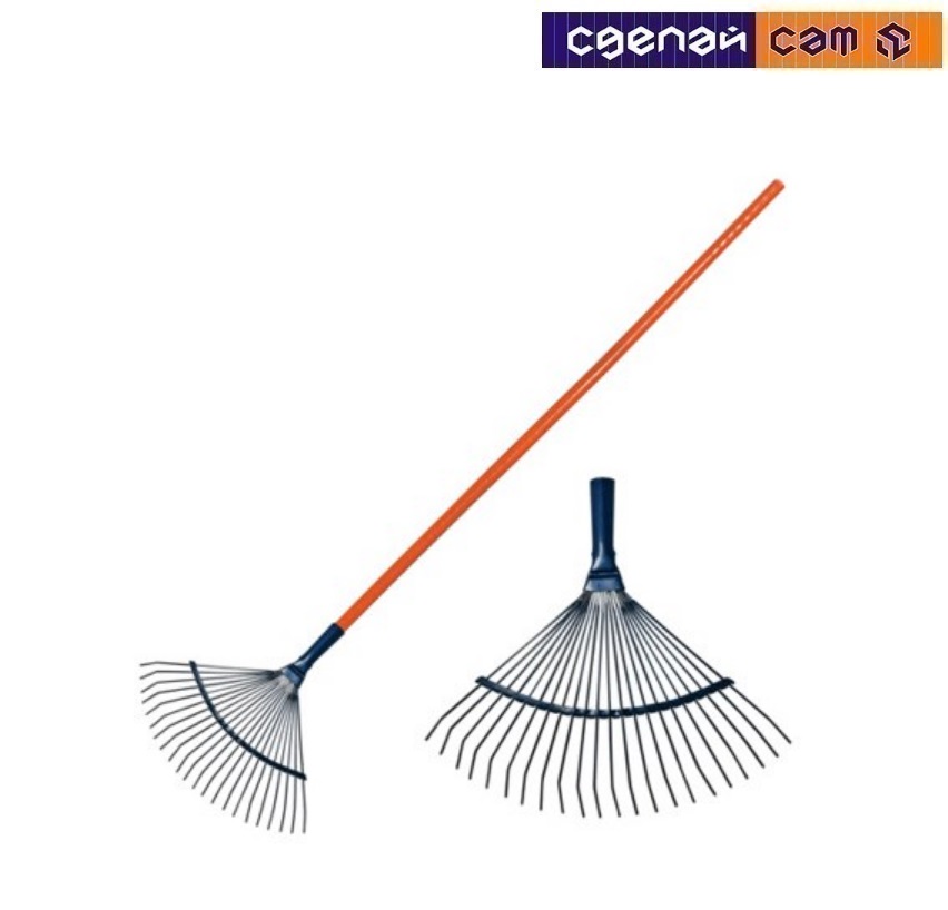 Грабли веерные пластинчатые ГВ-Л с черенком (020110)