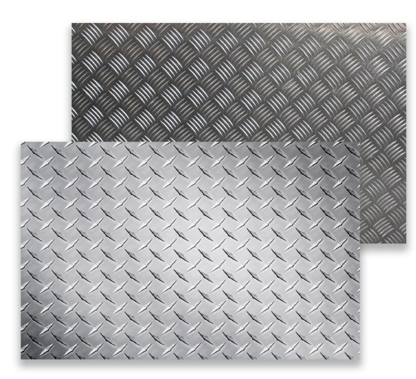 Лист алюминиевый рифленый