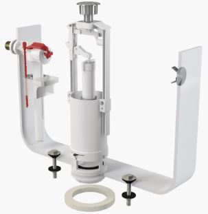 Выпускной комплект со стоп кнопкой, металлическая резьба AlcaPlast  SA2000K 1/2" 