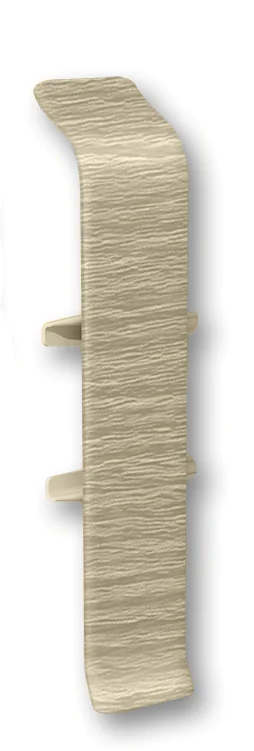 Соединитель  для плинтуса 70мм "Идеал Деконика", 418 Дуб жемчужный