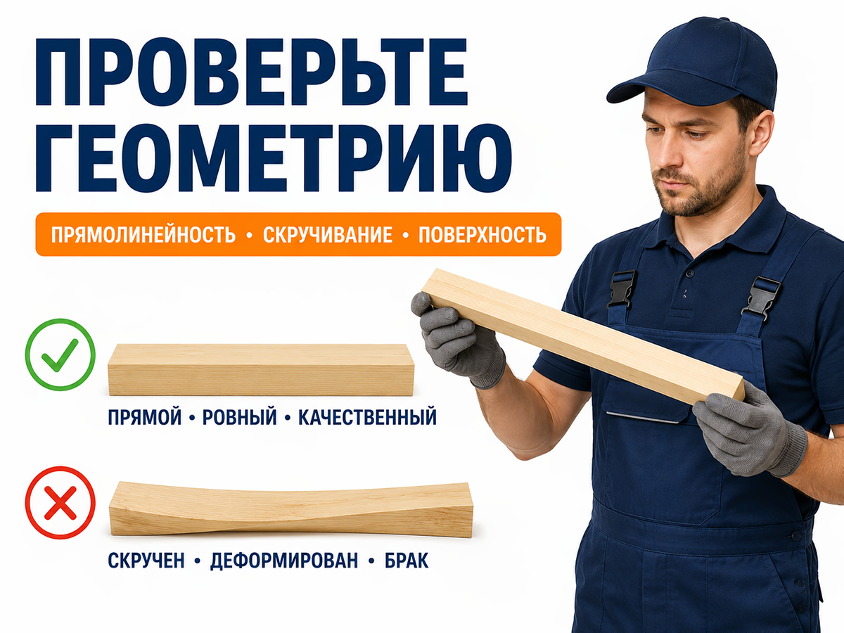Брусок 50×30 мм, 3 м фото 6
