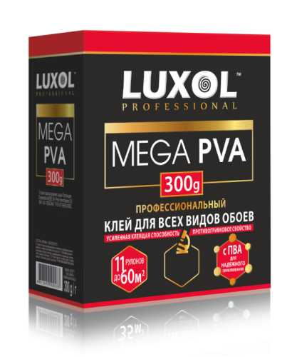 Клей обойный LUXOL MEGA PVA Professional