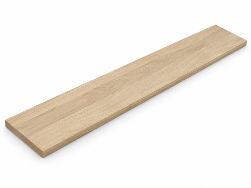 Мебельный щит из дуба цельноламельный, 1500×300×20 мм, сорт 2/3
