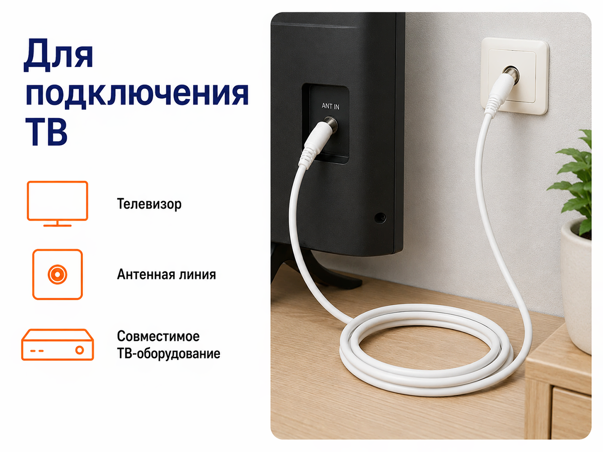 Антенный ввод «Телеради Пром», 3 м фото 4
