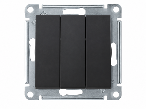 Systeme Electric выключатель трёхклавишный AtlasDesign ATN001031, схема 1+1+1