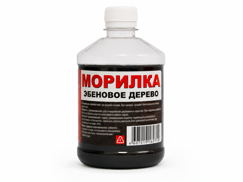 Морилка водная «Вершина», эбеновое дерево, 0,5 л