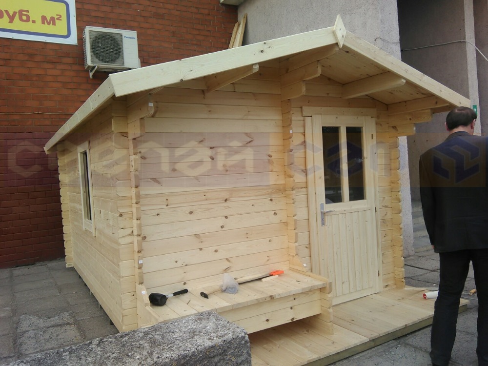 Садовый домик Tom 3х4 толщина 34 мм (готовая комплектация)