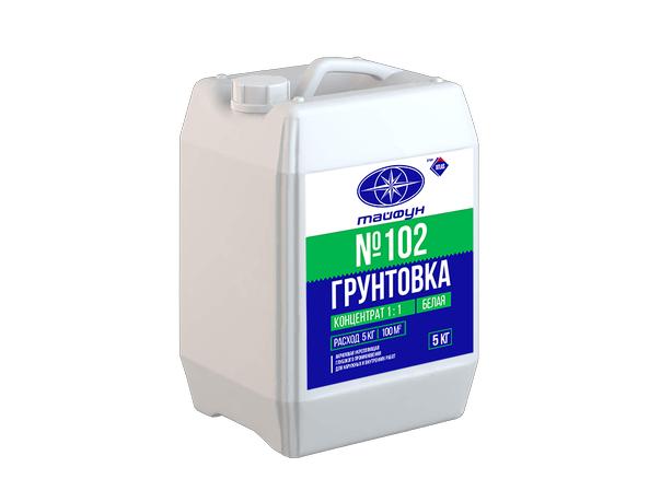 Тайфун Мастер №102 грунтовка 5 кг 100 м2 (концентрат 1:1)