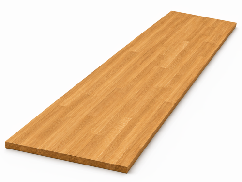 Мебельный щит из дуба 2000×600×20 мм, сорт 1/2, сращённый