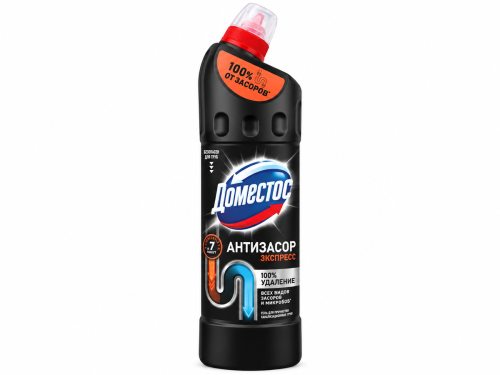 Domestos средство для устранения засоров в трубах, 750 мл