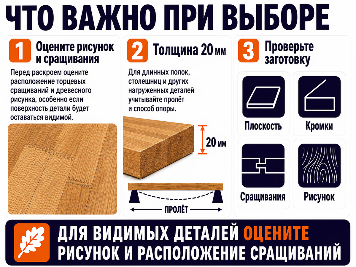 Мебельный щит из дуба сращённый, 2000×800×20 мм, сорт 2/3 фото 5