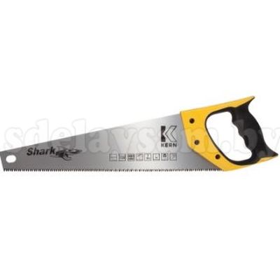 Ножовка по дереву 450мм, 7TPI, 3D-заточка, закал.зубья, Shark, рукоятка 2K KERN (шт) ,KE125805
