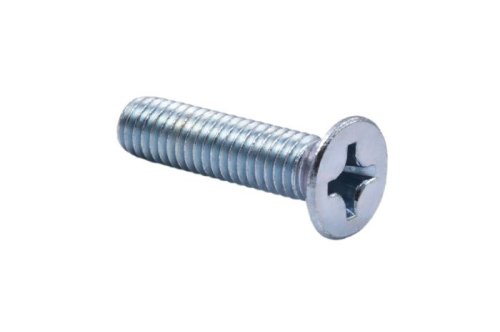 Винт М6×20, потайной, оцинкованный, DIN 965, 10 шт., BM001330