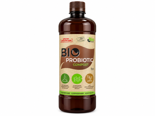 BIO-PROBIOTIC препарат микробиологический COMPOST, 1 л