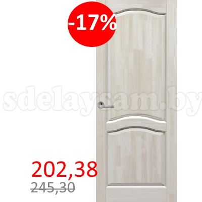 ОКА дверное полотно «Лео» ПВДГ 20-8, структур, слоновая кость, 2000×800×40 мм
