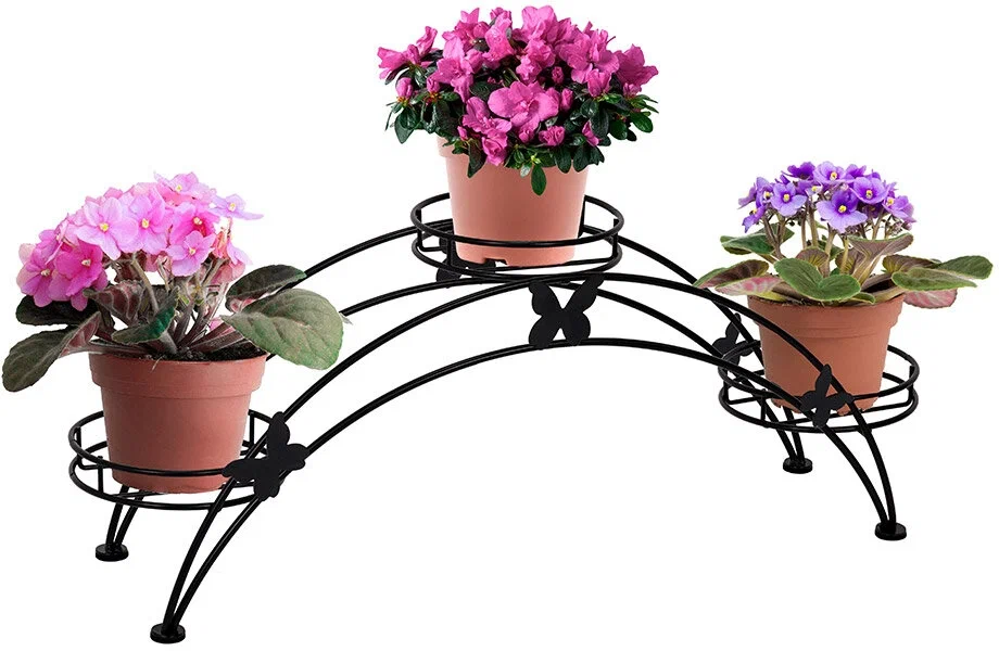 Подставка для цветов "Арка 3" (Черный)