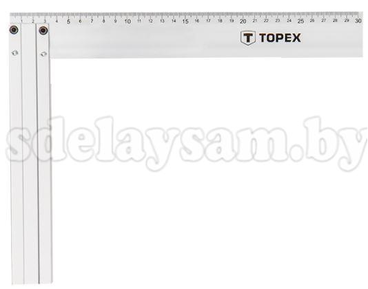 Угольник TOPEX  350мм алюминиевый 30C364