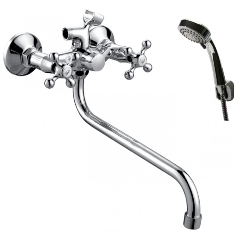 Смеситель для ванны с маховиками CITY (керам.шайбы)  21100054