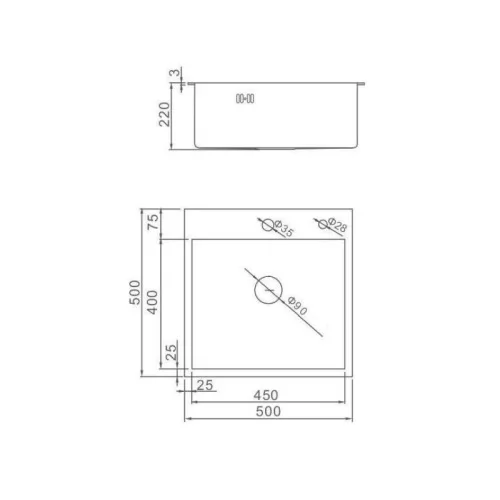 Комплект Мойка WGS35050BD ГРАФИТ ДЕКОР Wisent + Смеситель W4998-4-25C Wisent + сифон W02-114B + коландер W302644B + дозатор WW405B + кор 52х52